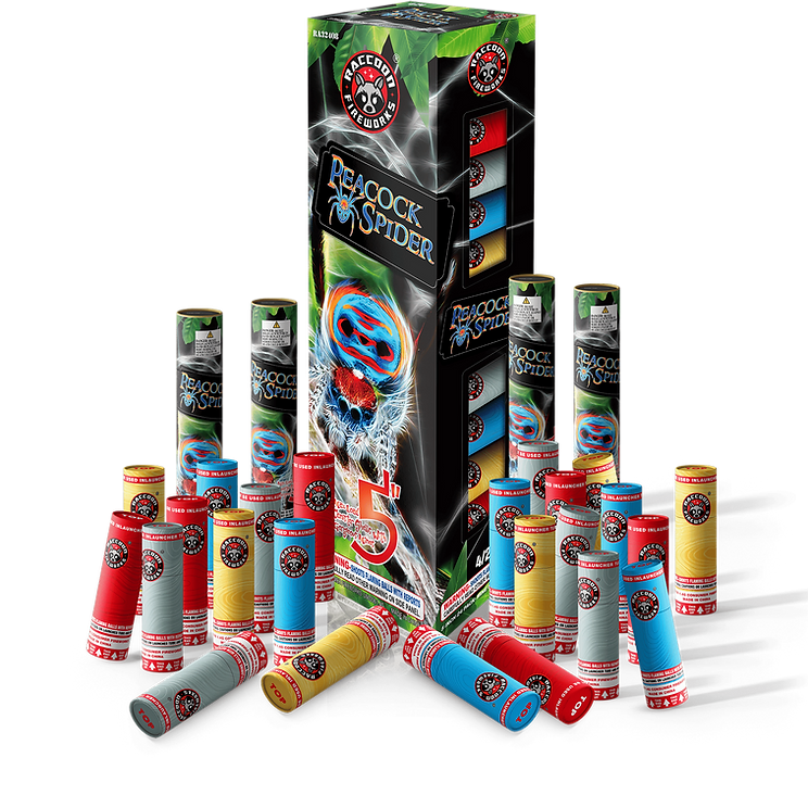 PEACOCK SHELLS 24 PCK – GB Fireworks